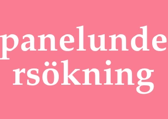 Synonym panelundersökning