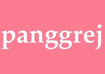 Synonym panggrej