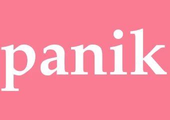 Synonym panik