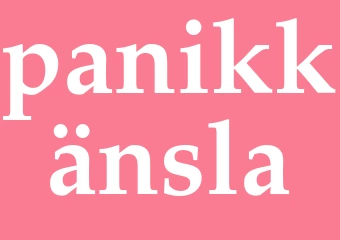 Synonym panikkänsla