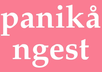 Synonym panikångest