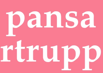 Synonym pansartrupp