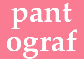 Synonym pantograf