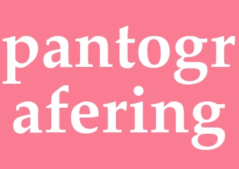 Synonym pantografering
