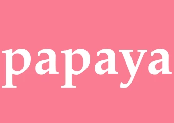 Synonym papaya