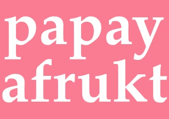 Synonym papayafrukt