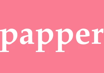 Synonym papper