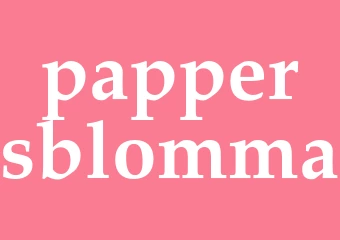 Synonym pappersblomma