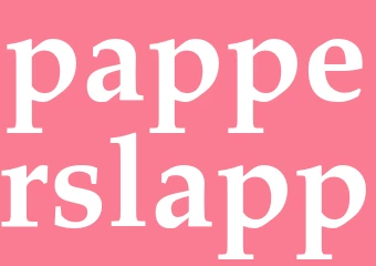 Synonym papperslapp