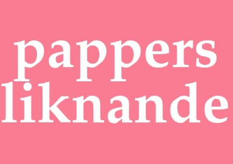 Synonym pappersliknande