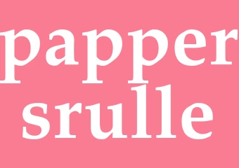 Synonym pappersrulle