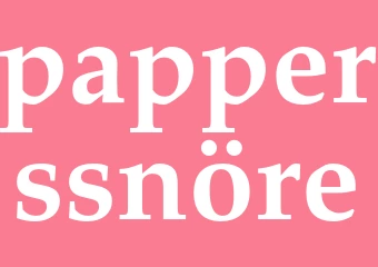 Synonym papperssnöre