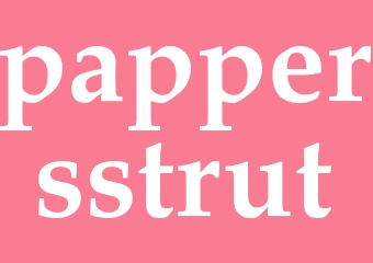 Synonym pappersstrut