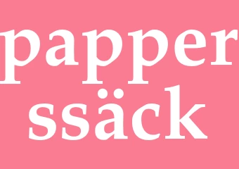 Synonym papperssäck