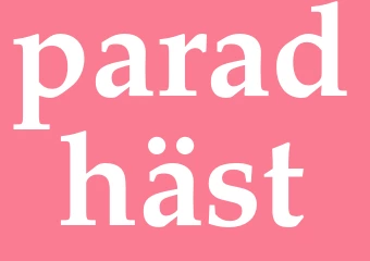 Synonym paradhäst