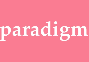 Synonym paradigm
