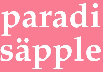 Synonym paradisäpple