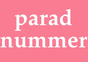 Synonym paradnummer