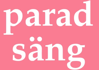 Synonym paradsäng