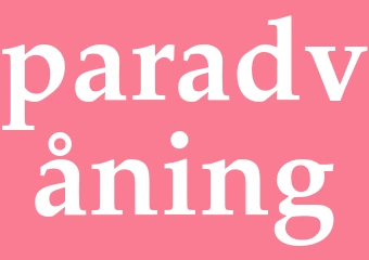 Synonym paradvåning