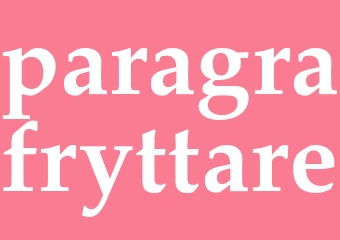 Synonym paragrafryttare