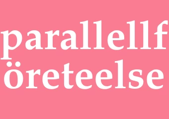 Synonym parallellföreteelse