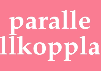 Synonym parallellkoppla