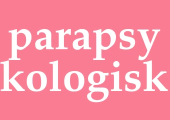 Synonym parapsykologisk