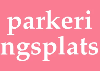 Synonym parkeringsplats