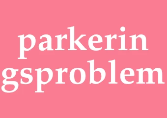 Synonym parkeringsproblem