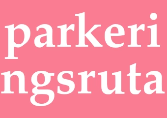 Synonym parkeringsruta