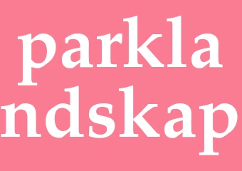 Synonym parklandskap