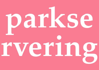Synonym parkservering