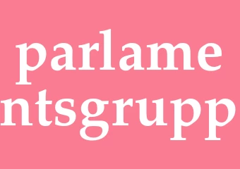 Synonym parlamentsgrupp