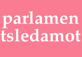 Synonym parlamentsledamot