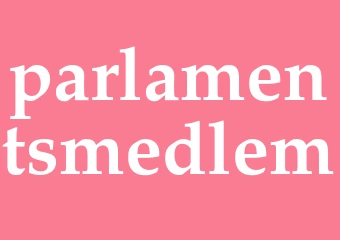 Synonym parlamentsmedlem