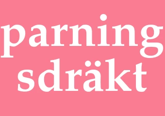Synonym parningsdräkt