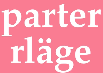 Synonym parterrläge