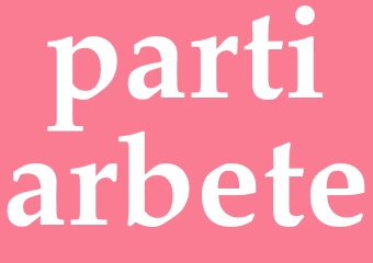 Synonym partiarbete