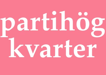 Synonym partihögkvarter