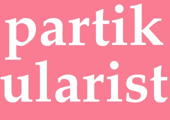 Synonym partikularist