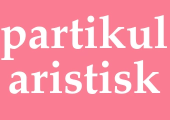 Synonym partikularistisk