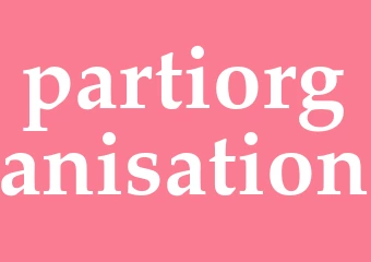 Synonym partiorganisation