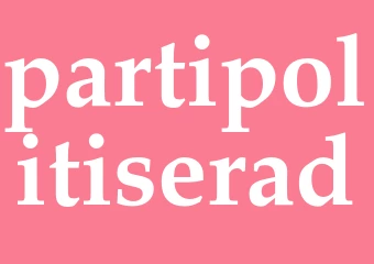 Synonym partipolitiserad