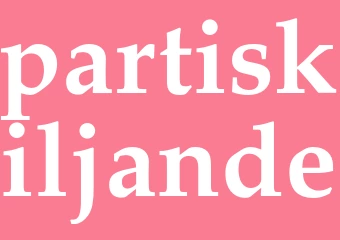 Synonym partiskiljande