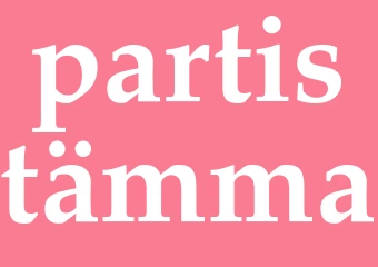 Synonym partistämma