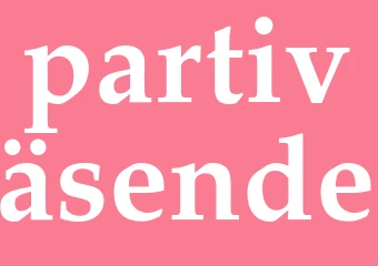 Synonym partiväsende