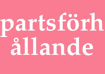 Synonym partsförhållande