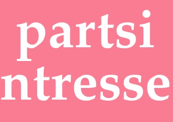 Synonym partsintresse