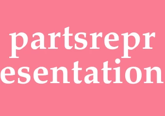 Synonym partsrepresentation